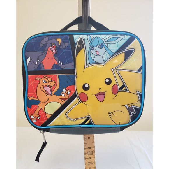 Pokémon Other - Pokémon Lunch Box Bag Soft 2016 Zippered Pikachu Blastoise Charizard Venusaur